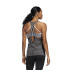 Camiseta Braces adidas 3 Stripes Tank Mulher Cinzento