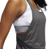 Camiseta Braces adidas 3 Stripes Tank Mulher Cinzento