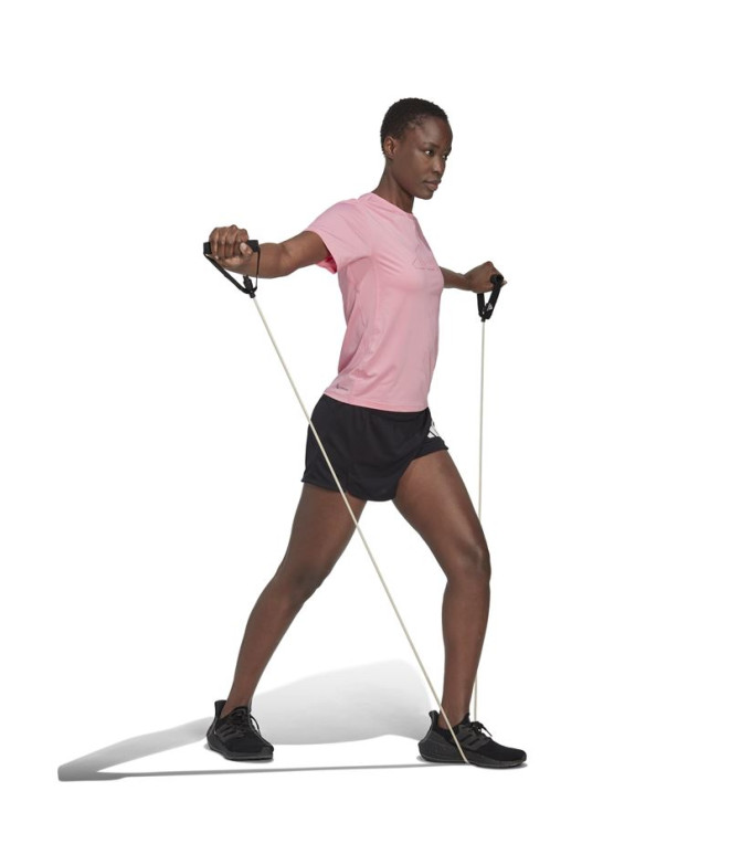 Short adidas Pacer 3 Stripes Knit Women BK