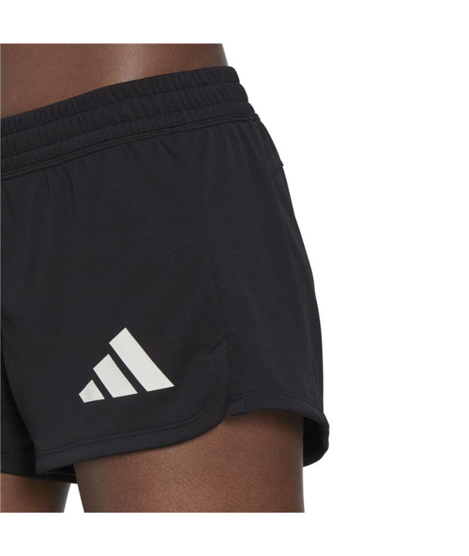 Short adidas Pacer 3 Stripes Knit Women BK