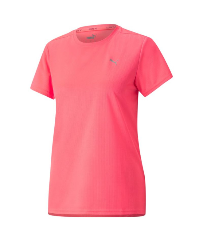 Camiseta de running Puma Favourite Mujer Pink