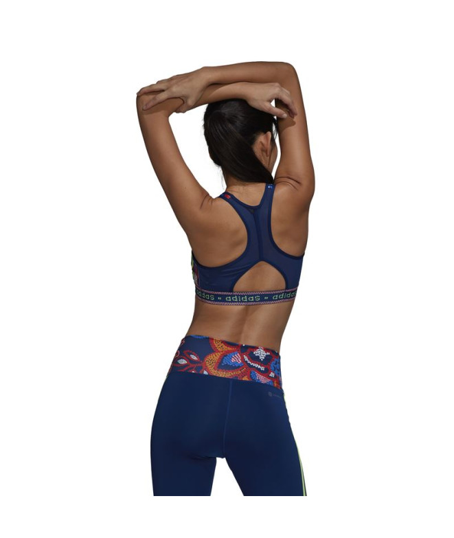 Brassiere de sport adidas Femme Ferme Rio Blue