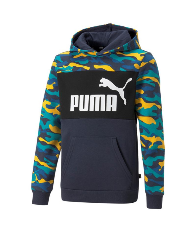 Camisola Puma Camouflage Essentials Kids Preto