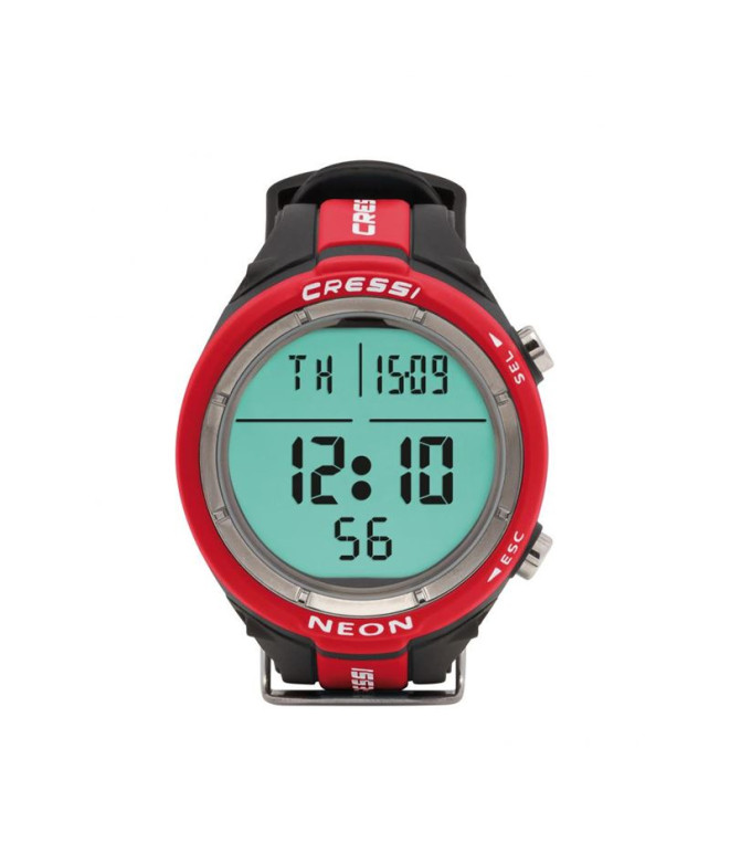 Reloj de pesca submarina Cressi Sub Neon Red