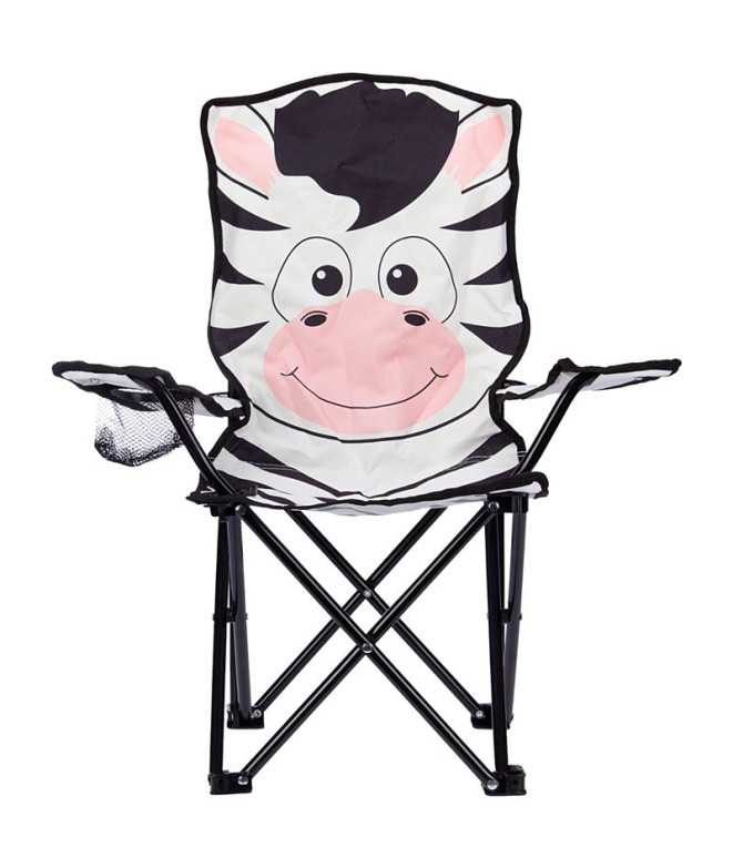Chaise de camping pliante Abbey Children's Cow Blanc