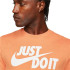 Camiseta Nike Homem Just Do It Orange