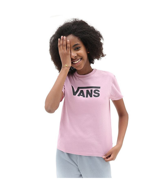 T-shirt Vans Flying V Crew Girl Pink