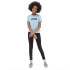 T-shirt Vans Flying V Crew Girl Bleu