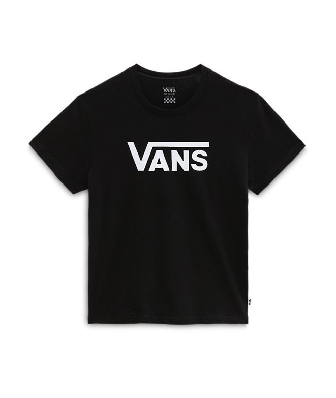 Camiseta Vans Flying V Crew Niña Black