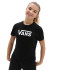 T-shirt Vans Flying V Crew Girl Preto