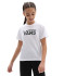 Camiseta Vans Flying V Crew Niña White
