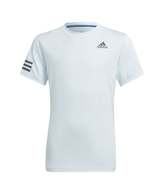 T-Shirt de ténis adidas Club Tennis 3-Stripes Junior Branco