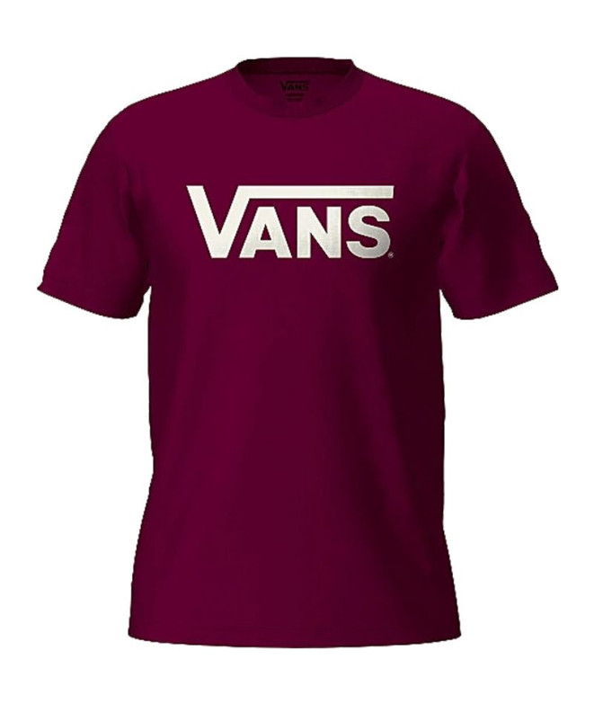 T-shirt Vans Classic Man Rouge