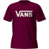 T-shirt Vans Classic Man Rouge
