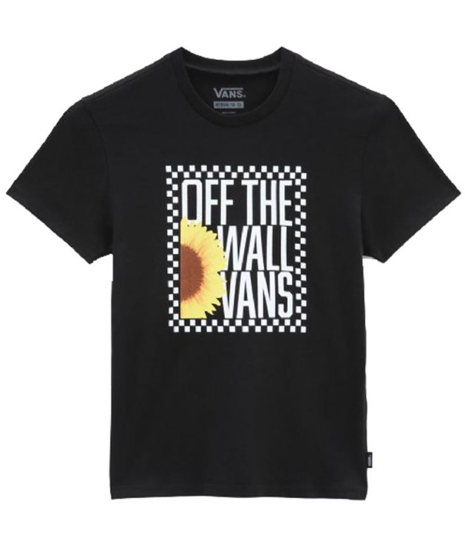 T-shirt Vans Sunlit Crew Girl Noir