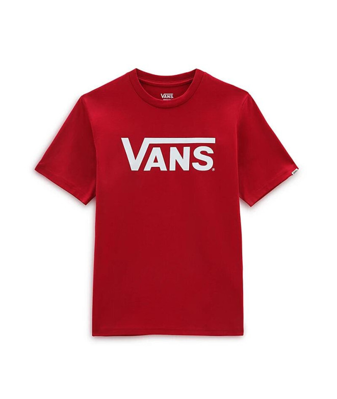 Camiseta Vans Clássico Menino Vermelho