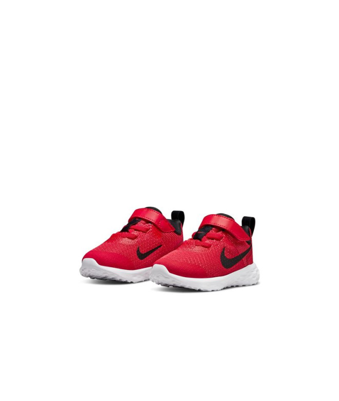 Sapatilhas Nike Revolution 6 Infantil Vermelho