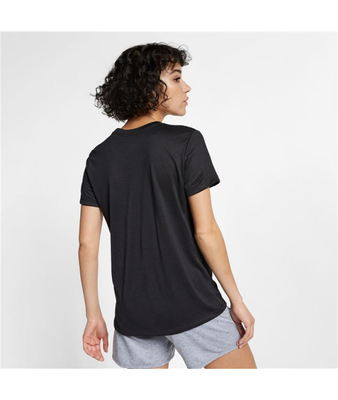 T-shirt Nike Femme Dry Legend Noir