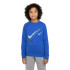 Moletom Nike Menino NSW SOS FLC CREW Azul
