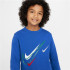 Moletom Nike Menino NSW SOS FLC CREW Azul