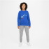 Sweat Nike Enfant NSW SOS FLC CREW Bleu