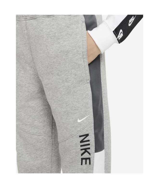 Calça Nike Menino NSW HYBRID FLC BB Cinzento
