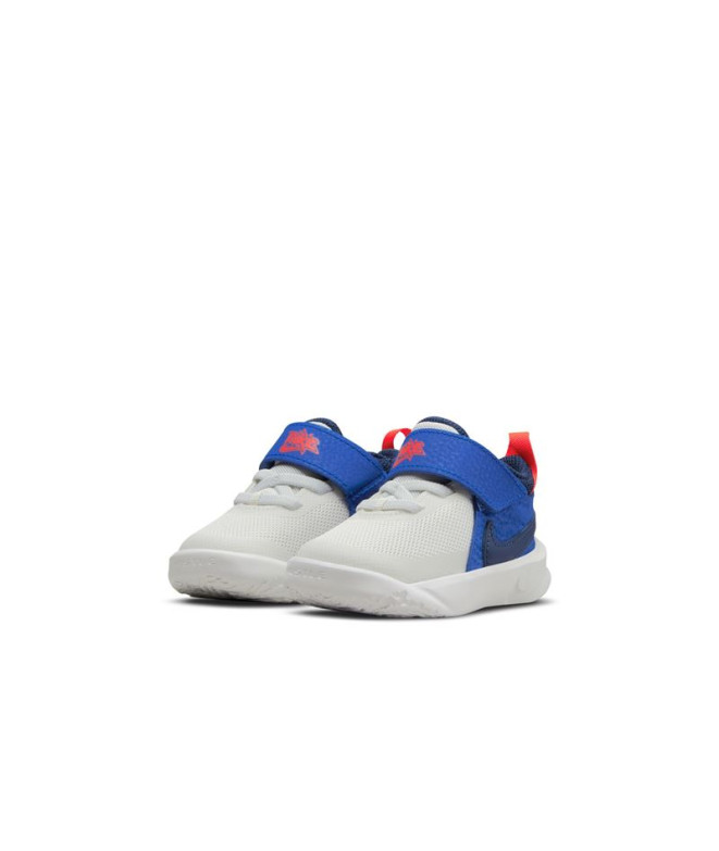 Chaussures Nike Enfant Team Hustle D 10 Blanc