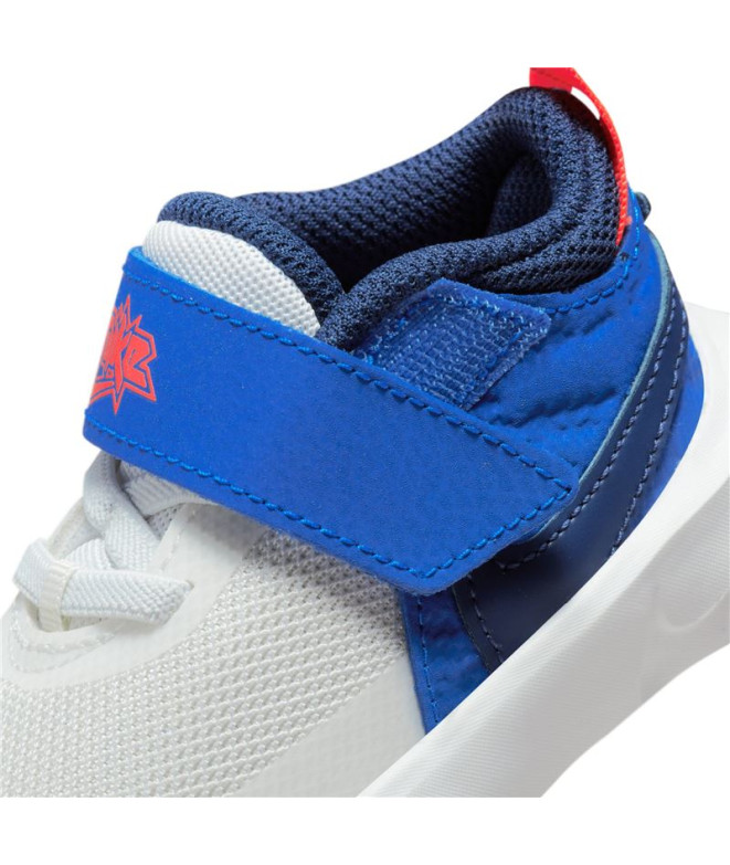 Chaussures Nike Enfant Team Hustle D 10 Blanc