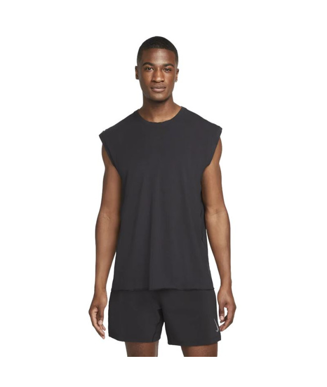 T-Shirt Yoga Nike Dri-FIT Hommes Noir