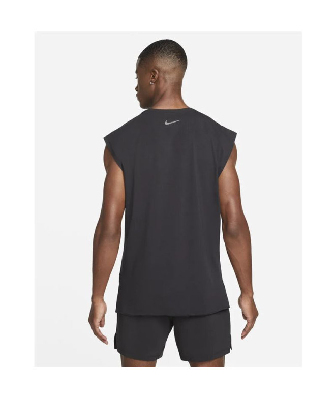 T-shirt de ioga Nike Dri-FIT para homem Preto