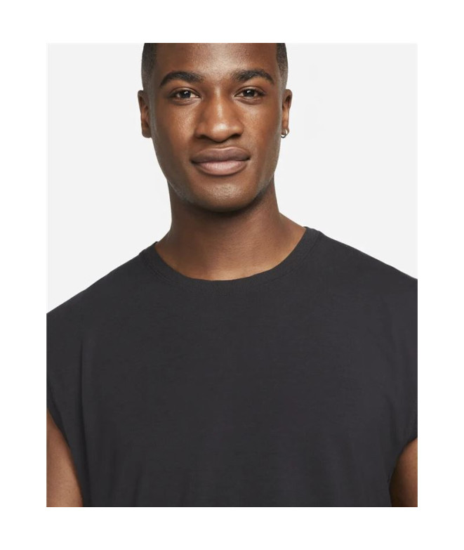 T-Shirt Yoga Nike Dri-FIT Hommes Noir