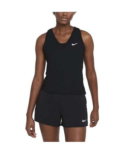 T-shirt tennis Nike Femme de la cour Victory Black
