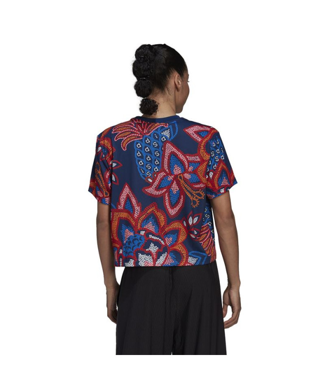 Camiseta adidas FARM Rio Graphic Mujer Blue