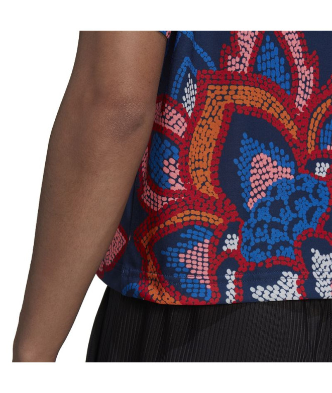 Camiseta adidas FARM Rio Graphic Mujer Blue