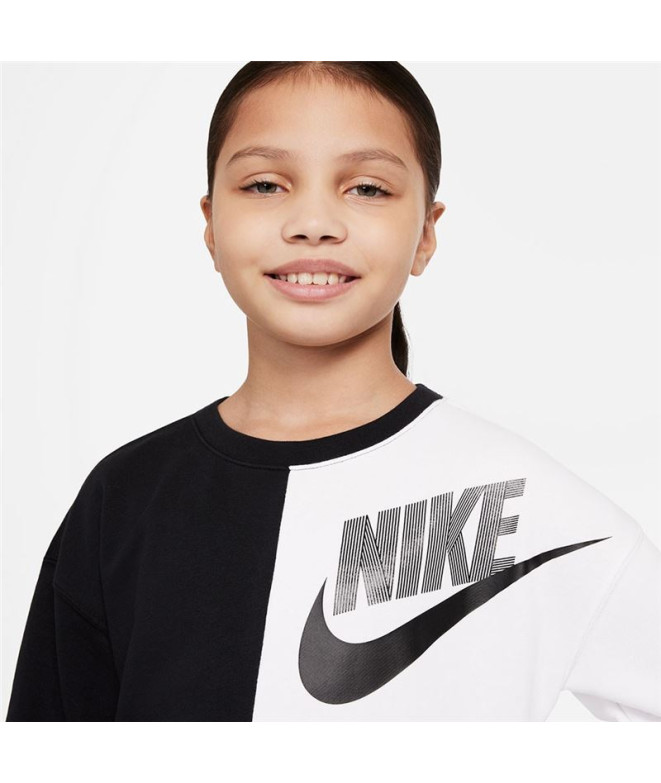 Sweat Nike Fille Vêtements de sport Bicolore