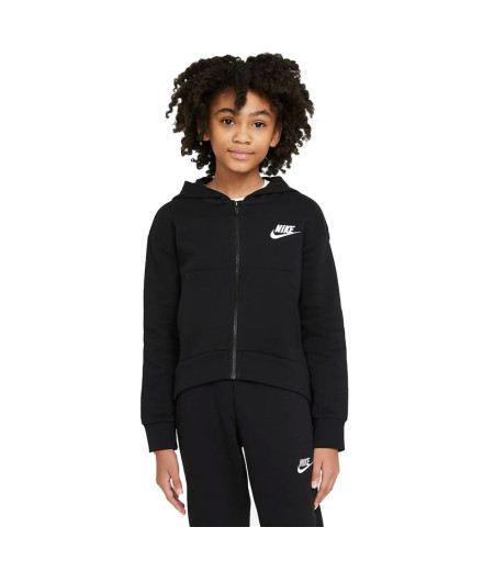 Chaqueta Nike Sportswear Club Fleece Niña Black