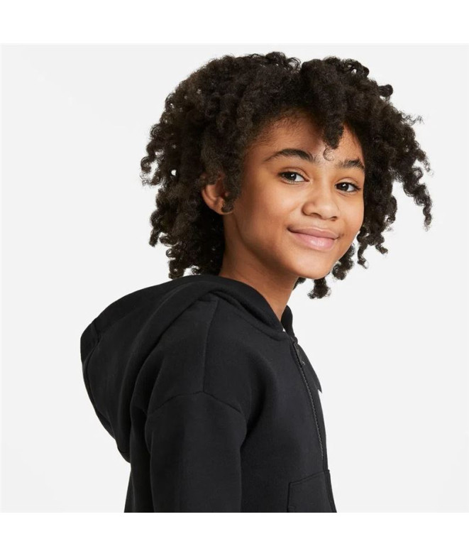 Chaqueta Nike Sportswear Club Fleece Niña Black