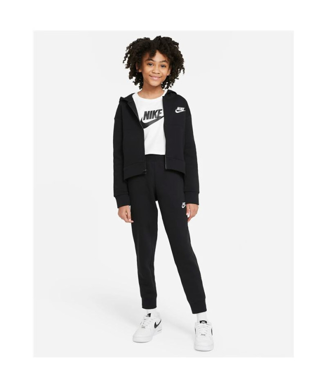 Chaqueta Nike Sportswear Club Fleece Niña Black