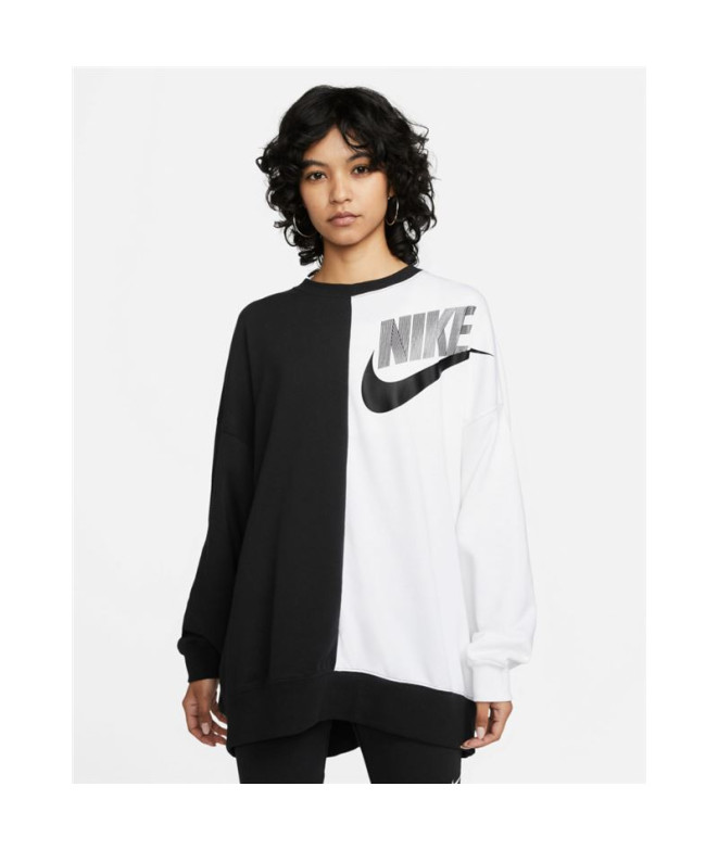 Moletom Nike Mulher Roupa desportiva preta/branca