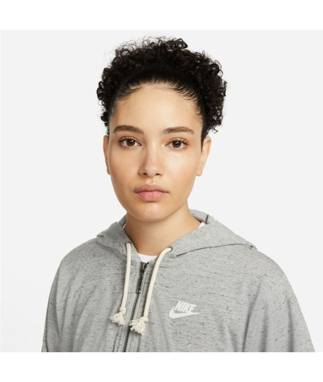 Chaqueta Nike Sportswear Gym Vintage Mujer Gris