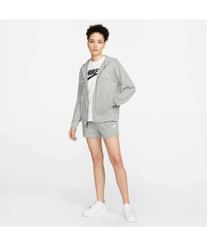 Chaqueta Nike Sportswear Gym Vintage Mujer Gris