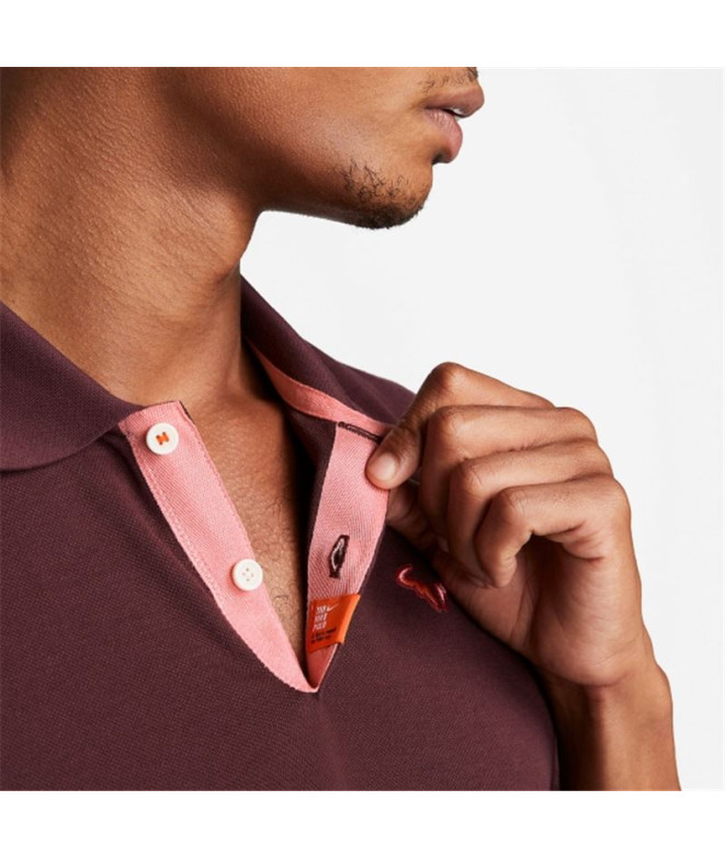 Polo The Nike Rafa Granate Hombre