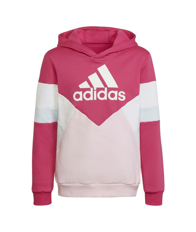 Sweatshirt adidas Colorblock Fleece Boy Pink