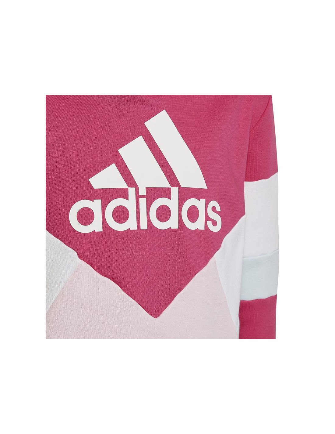Sudadera adidas Colorblock Fleece Pink