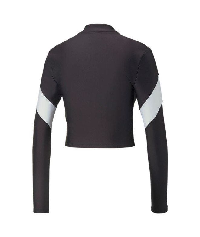 Camiseta Corta Puma Fit Eversculpt 1/4 Mujer Bk