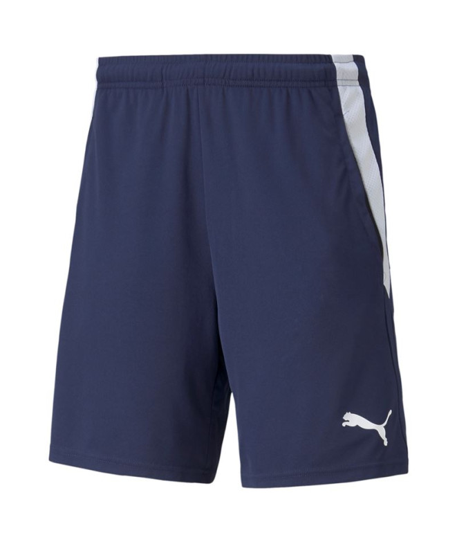 Pantalones de fútbol Puma teamLIGA Hombre Azul