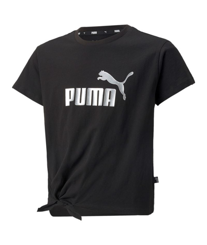 Camiseta by Puma Ess+ Logo Knotted Infantil