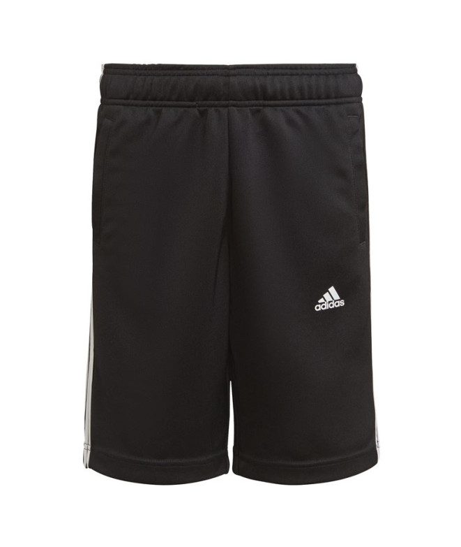 Calções adidas D2M 3 Stripes Menino Preto