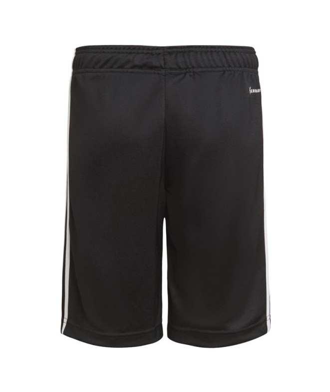 Pantalones Cortos adidas D2M 3 Stripes Niño Negro