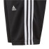 Pantalones Cortos adidas D2M 3 Stripes Niño Negro